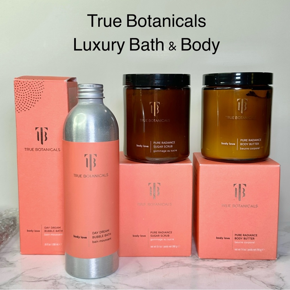 True botanicals luxury spa bath and body collection set